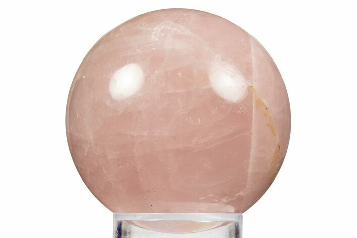 Polished Rose Quartz Sphere - Madagascar #323579